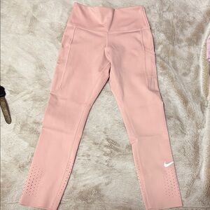 Nike Women Light Pink Leggings